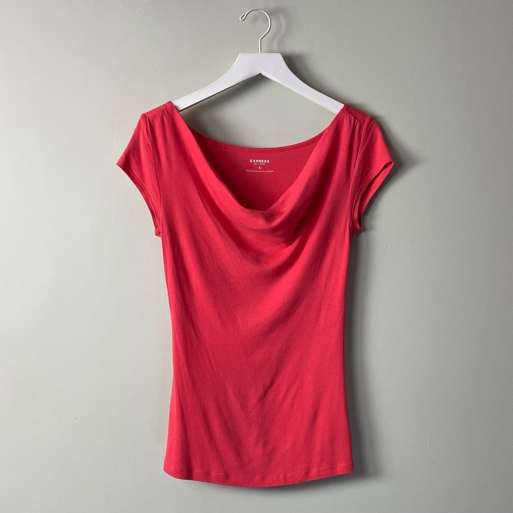 Express Sexy Tees Pink Coral / Size SP